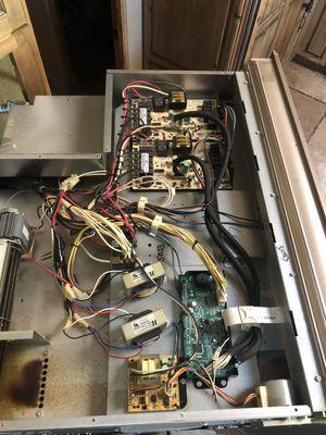 Built-in double wall oven control board repair