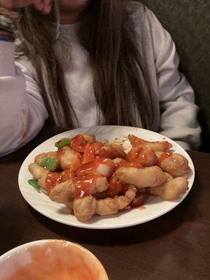 Sweet n sour chicken