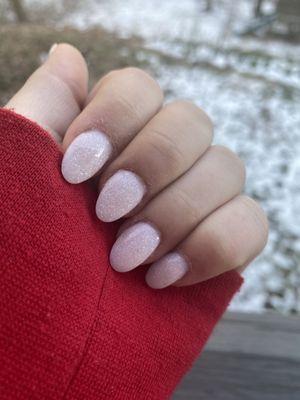 Winter dance nails I tore off