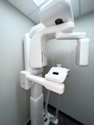 CT scanner and Panoramic machine.