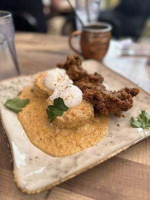 Louisiana Hot Chicken Biscuits and Gravy