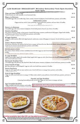 A newly designed breakfast menu. This one is sure to captivate your taste buds