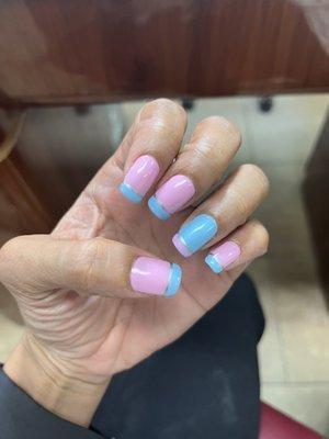 Gel gender reveal done by T