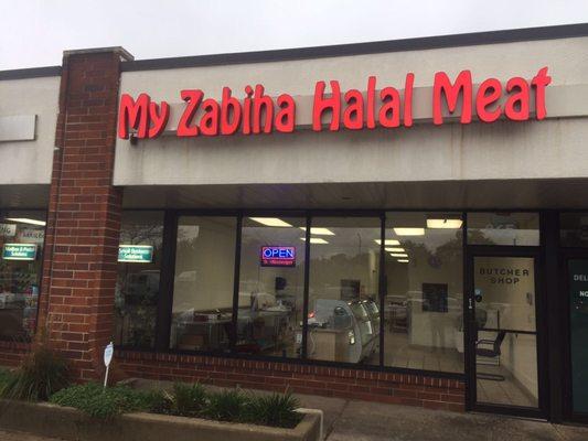 Outside of My Zabiha Halal Meat