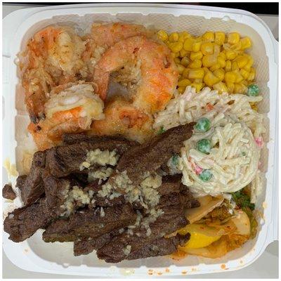 Garlic Shrimp and Steak