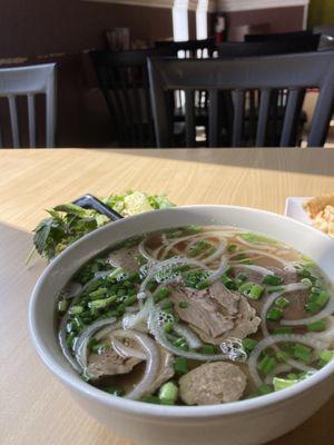 P2. Pho with Brisket and Meatball