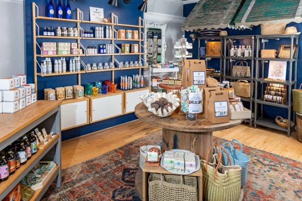 Our gift shop is full of locally made and hand made items, inspired by the South and sea.