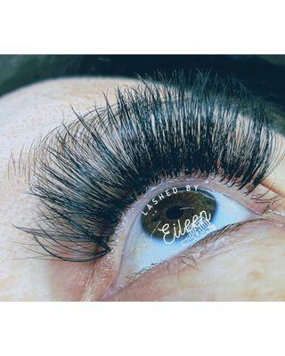 Volume lash extensions $135