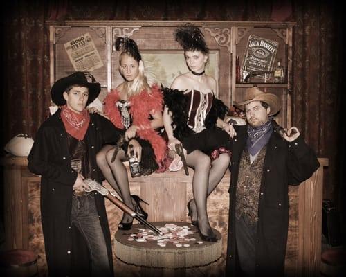 Branson Old Time Photo - Saloon Girls and Gunslinger Cowboys - Guns, Whiskey included!