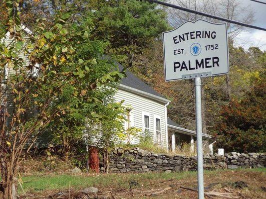 Entering Palmer from Belchertown.