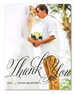 Premium Wedding Thank You Notes