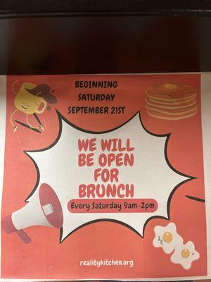 New brunch hours!