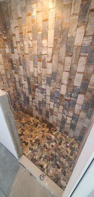 Another beautiful standing shower.