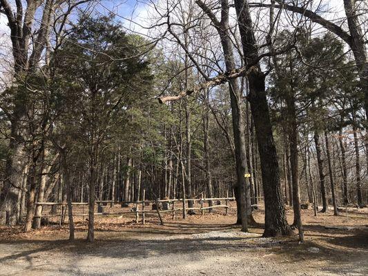 Cemetery and Perimeter Trail next to Deer Run.