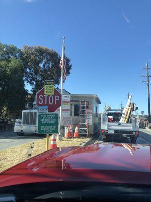 Entrance to the Pleasanton Transfer Station