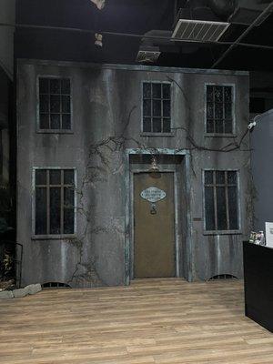 The entrance to the Asylum