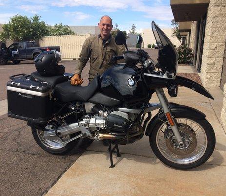 MotoGhost owner & BMW technician, Jeremy Mickus.