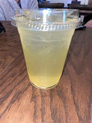 Yuzu peach green tea