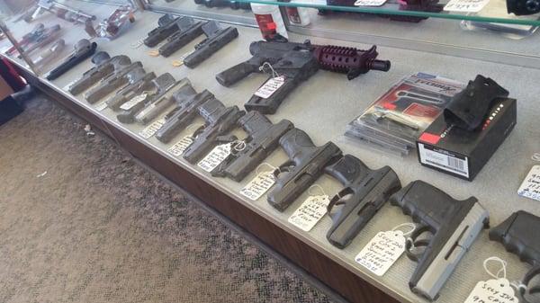 Some of our handguns