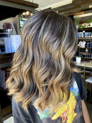 Dimensional Balayage done by Nina.