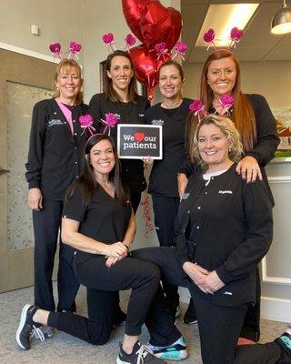 Happy Valentine's Day from Dr. Sanford and team!!! We love our patients.