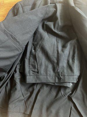 Pants and jacket hem