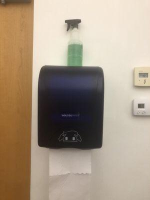 New paper towel dispenser