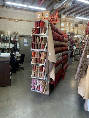 Rolls of affordable quality fabrics