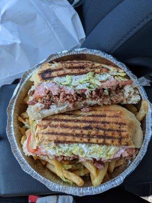 Turkey club panini