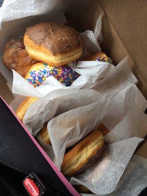 Sprinkles, chocolate bars, apple fritters.. the best