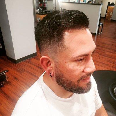 Mens cut and beard by linda