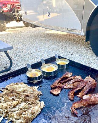 Breakfast at the Campground