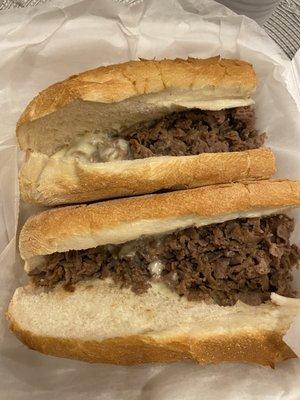 "Large" cheesesteak