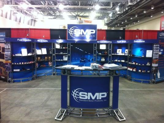 Recent Trade Show display for Standard Motor Products