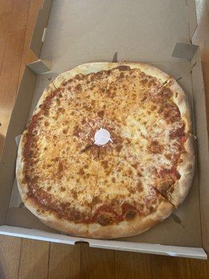 Large cheese pizza