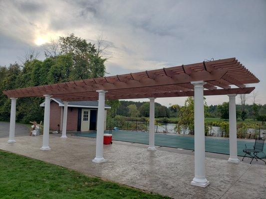 Custom pergola