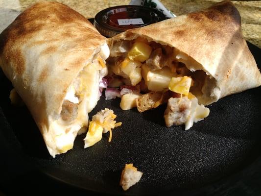 Breakfast burrito!