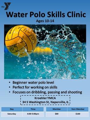 Water Polo Skills Clinic!