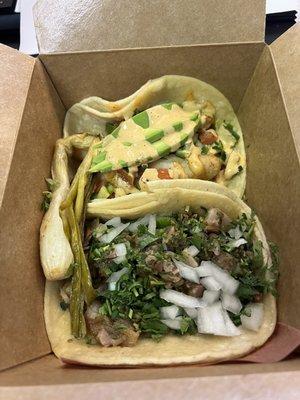 FISH TACO and TACO CARNITAS