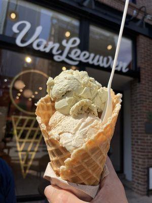 Sicilian Pistachio and Carmel  Brown Sugar Cookie Dough