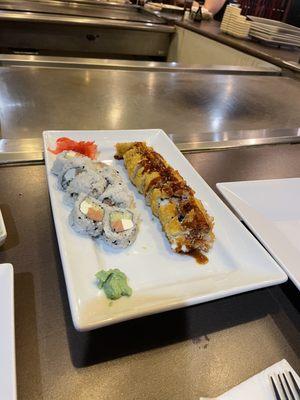 Philadelphia roll and Kentucky Roll