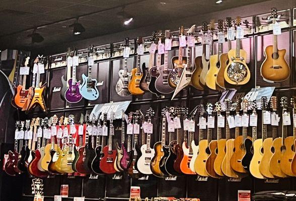 Guitar wall!