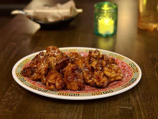 K pop chicken - sweet and extremely mildly spicy, absolute banger!