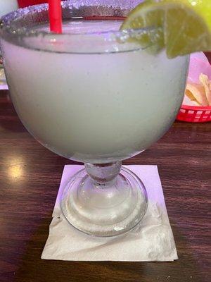 This is the margarita that I didn't get to finish, that I also didn't order