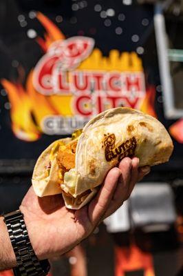 We offer more than just chicken sandwiches! Try our flour power tacos (vegetarian) or our Shrimp Daddy tacos on your next trip to Clutch!