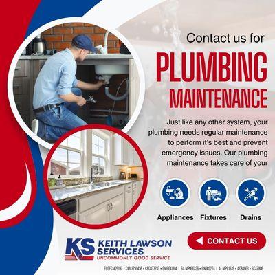 Get Plumbing Maintenance In Tallahassee & South Georgia