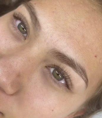 Keratin lash lift