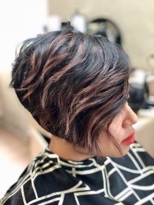 Rose gold color and cut by Sam Andrade