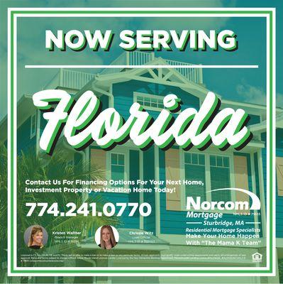 Hello Sunshine State!!! We are now licensed to serve the state of FLORIDA!! Contact us today!