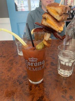 Goat bloody mary